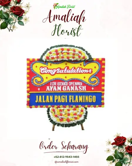 Sewa Papan Bunga Venue Pernikahan Bekasi